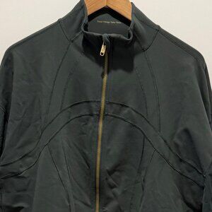 Lululemon track jacket - Dark Green - Size 8